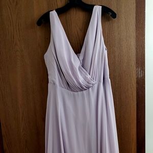 David's Bridal lavender Brideamaid dress. Size 16.